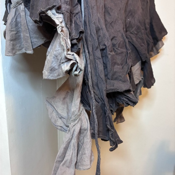 Le Chateau Vintage Brown Wrap Tulip Skirt - Picture 3 of 3